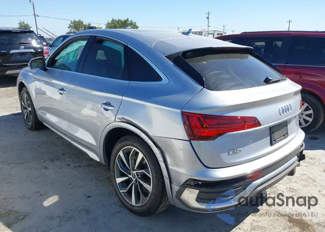 2022 Audi Q5 Sportback Premium Plus 45 Tfsi S Line Quattro S Tronic из США, поврежденный, VIN WA15AAFY3N2068188